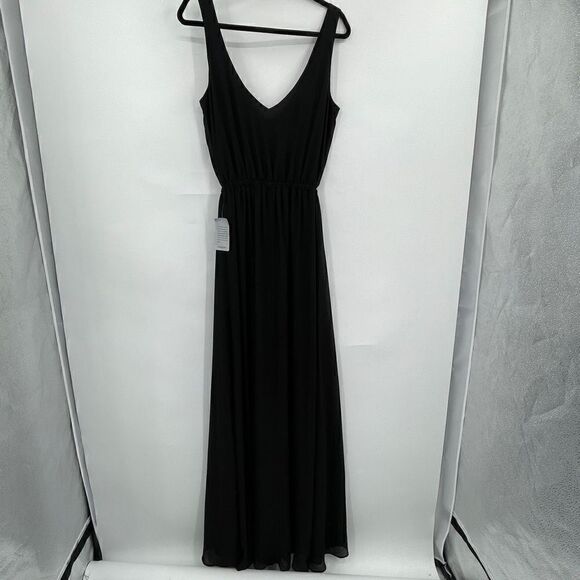 Show Me Your Mumu Black Long Sleeveless Kendall Maxi Dress Medium - Picture 8 of 10